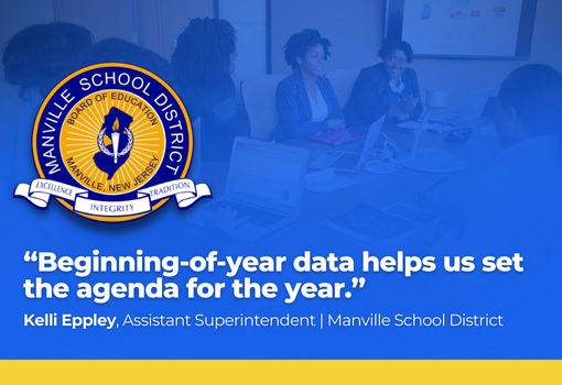 Manville Assistant Superintendent: “Beginning-of-year data helps us set the agenda for the year.”